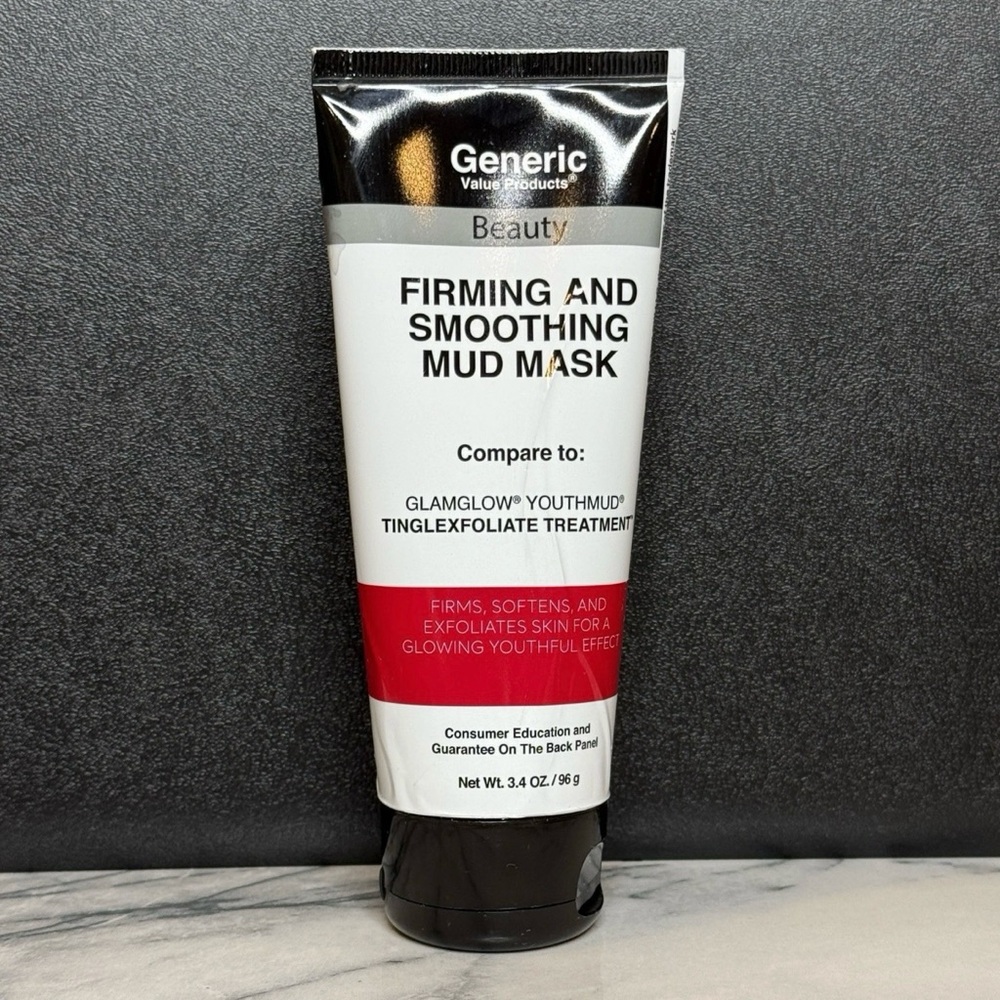 NEW Generic Value Products Firming and Smoothing Mud Mask Compares to Glamglow